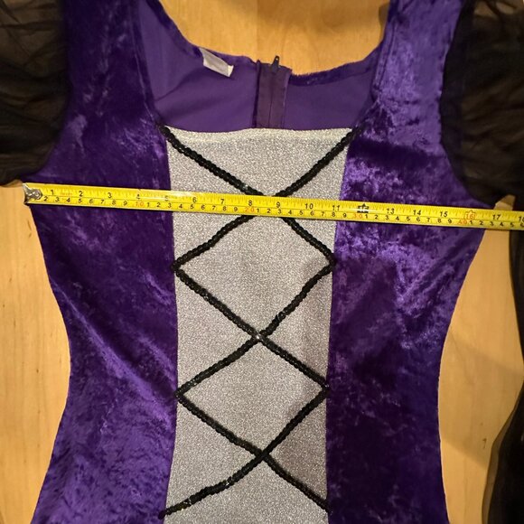 Charades Costume Dress Renaissance Medieval Witch Queen Vampire Vintage 90s - Picture 11 of 11